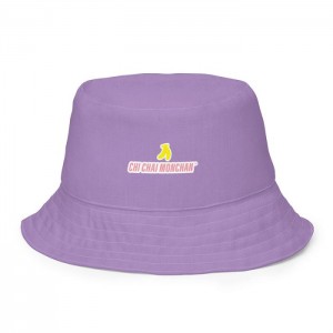 Hello Kitty Chi Chai Monchan Banana Boat Reversible Bucket Hat Moradas | CL_HK45874