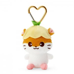 Hello Kitty Corocorokuririn Plush Mascot All My Heart Keychain Blancas Amarillo | CL_HK47773