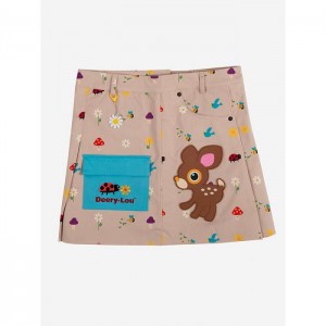 Hello Kitty Deery-Lou x Dumbgood Cargo Skirt Multicolor | CL_HK97687