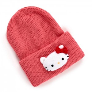 Hello Kitty Hello Kitty Knit Mascot Beanie Rojas | CL_HK67415
